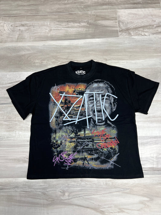 XZATIC CROP FIT GRAPHIC TEES